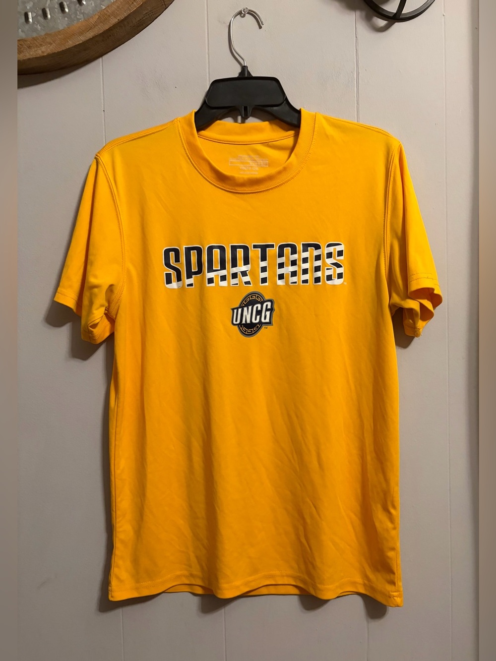 Spartans Unisex Yellow Graphic Tee Youth